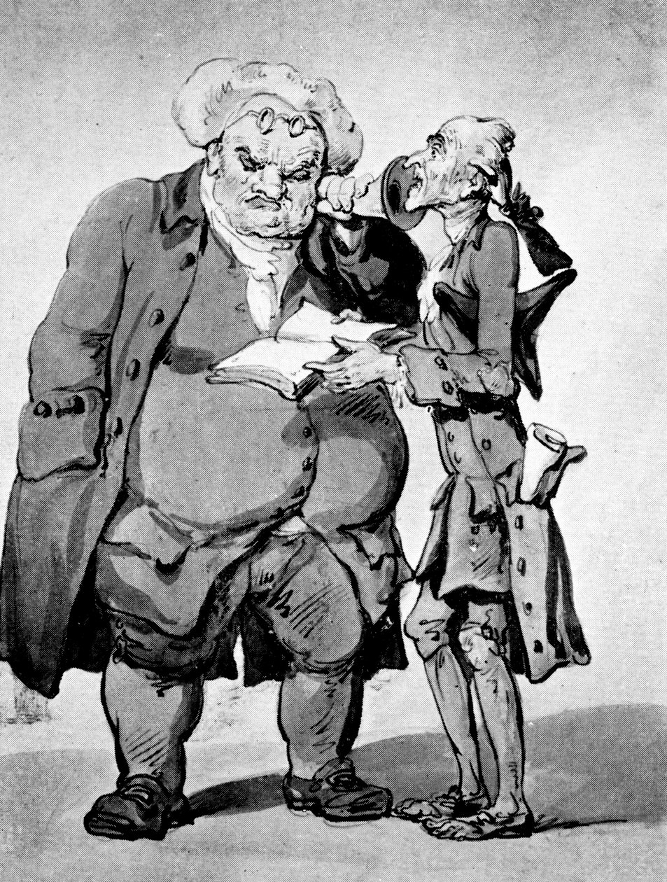 Hungernder Dichter und Verleger, spätes 18. Jahrhundert von Thomas Rowlandson