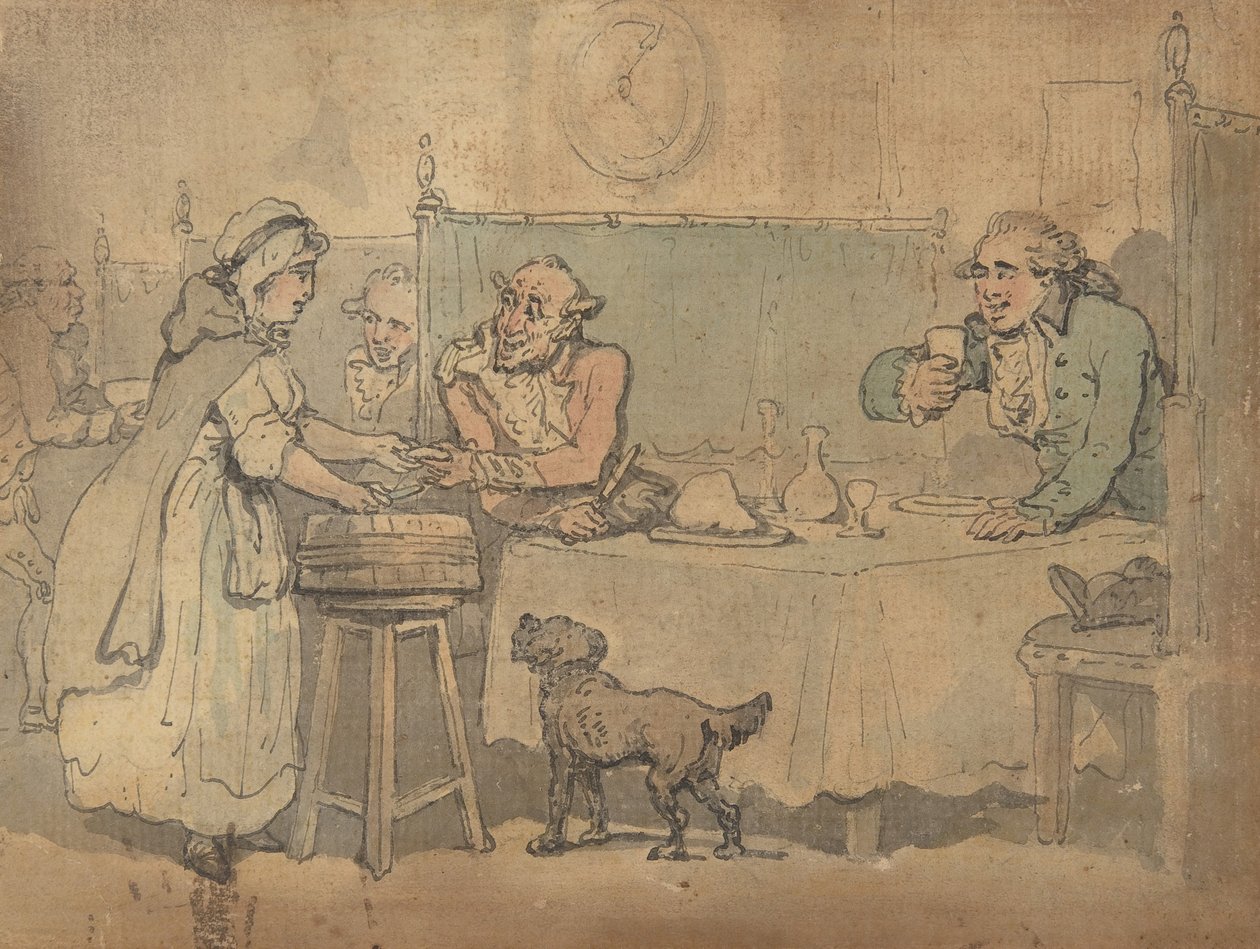 Tavernenszene, 1780-1827 von Thomas Rowlandson