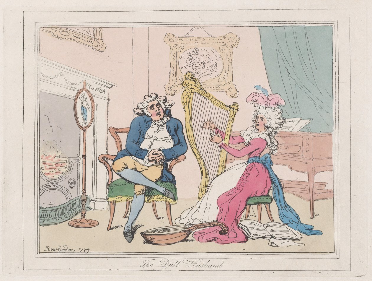 Der langweilige Ehemann, 1789 von Thomas Rowlandson