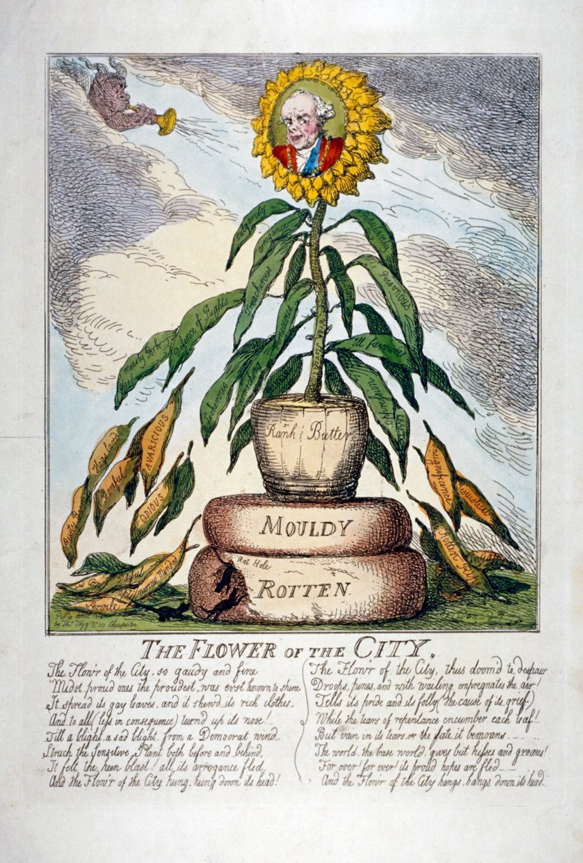 Die Blume der Stadt von Thomas Rowlandson