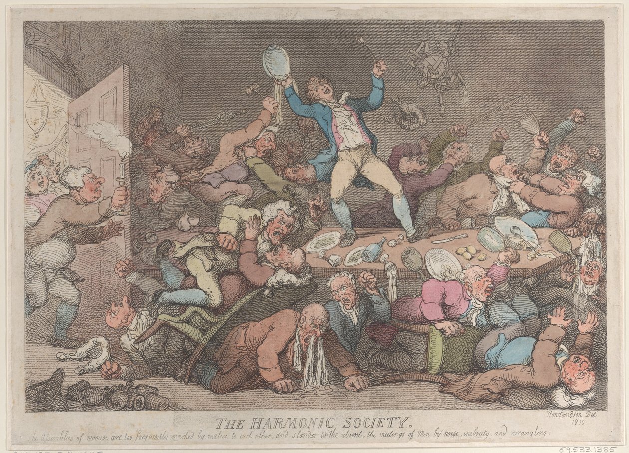 Die Harmoniegesellschaft von Thomas Rowlandson