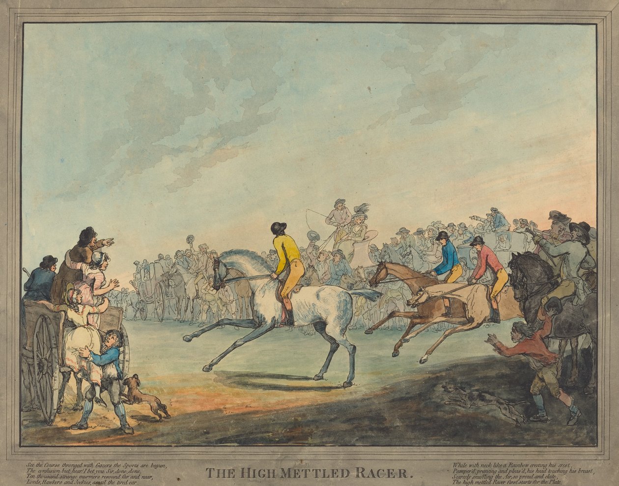 Der hochmütige Renner von Thomas Rowlandson