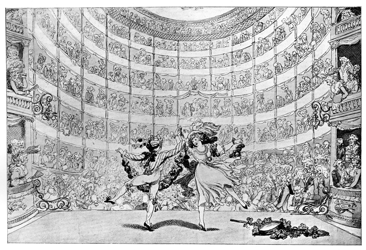Die Aussicht vor uns, 1791 von Thomas Rowlandson
