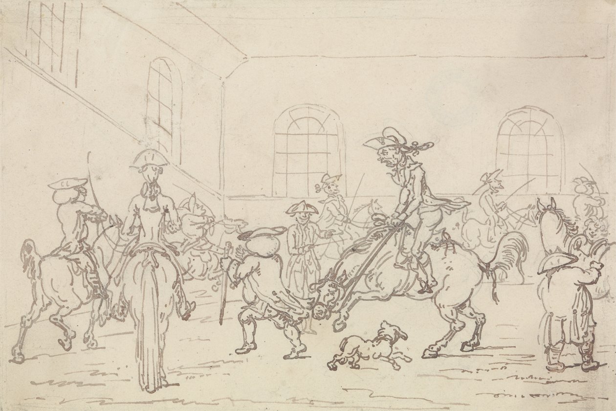 Die Reitschule von Thomas Rowlandson