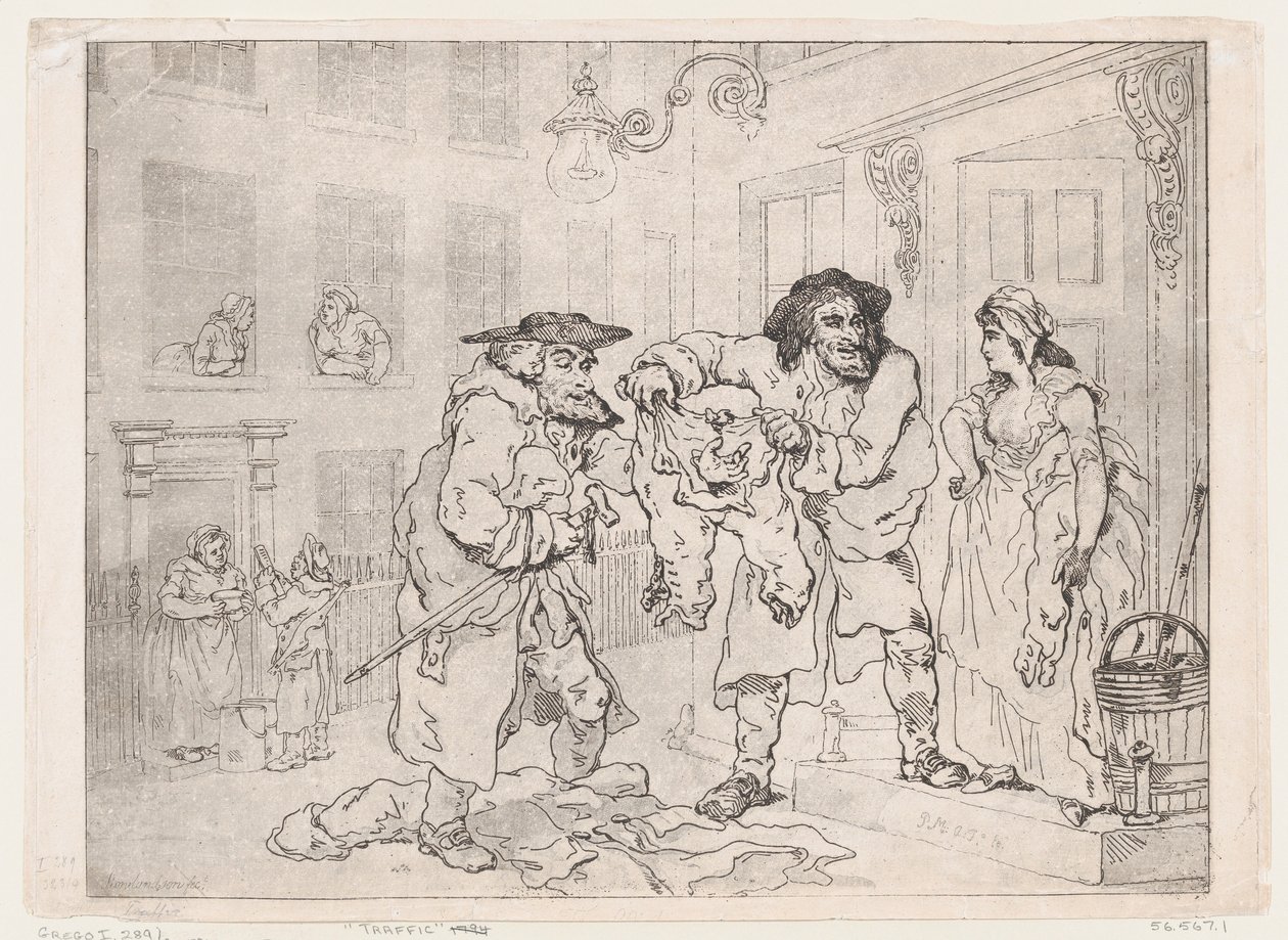 Verkehr, 1791 von Thomas Rowlandson
