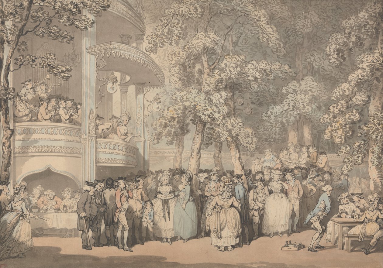 Vauxhall Gardens von Thomas Rowlandson