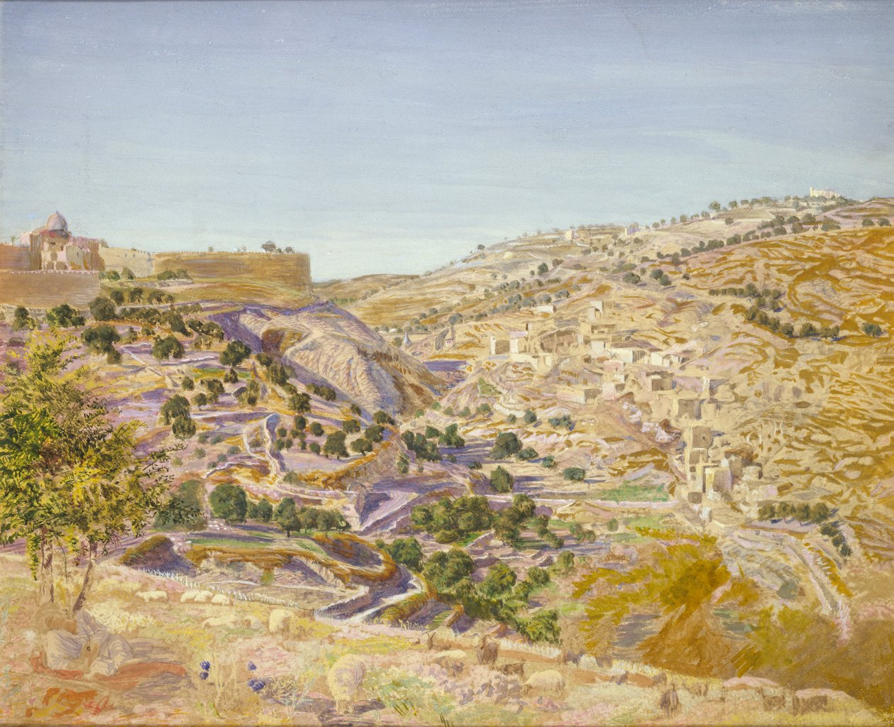 Ansicht von Jerusalem, 1854 von Thomas Seddon