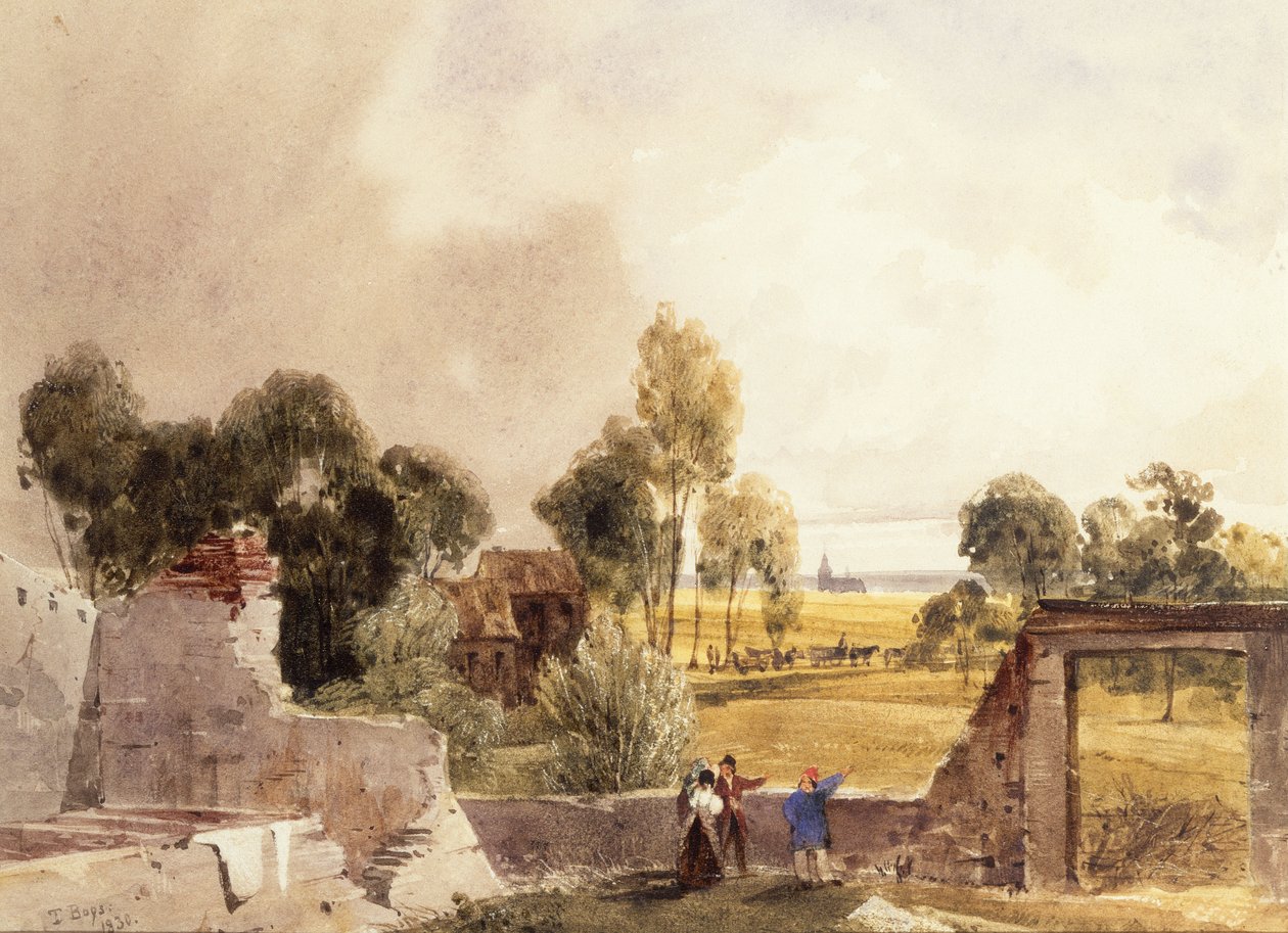 Hougoumont, Waterloo von Thomas Shotter Boys