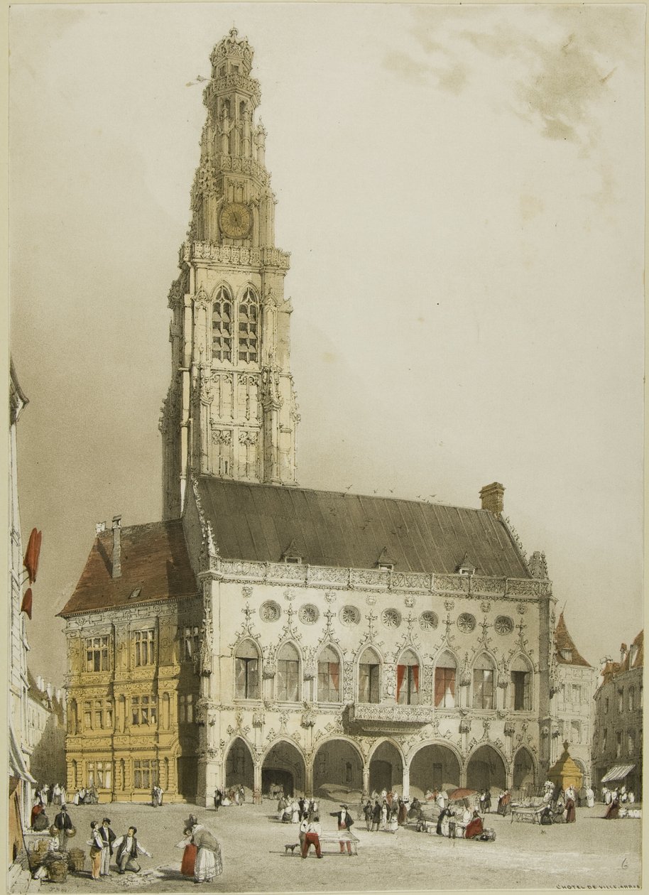 Südportal der Kathedrale von Chartres von Thomas Shotter Boys