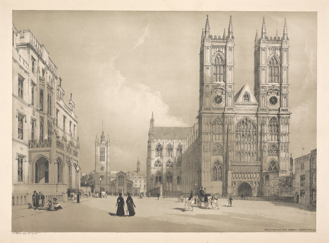 Westminster Abbey, Krankenhaus &c. von Thomas Shotter Boys