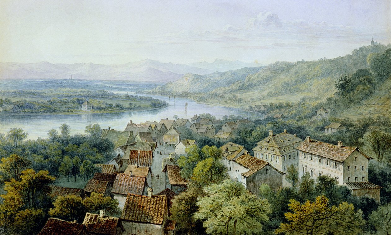 Eine Ansicht von Karlsruhe von Thomas Sidney Cooper