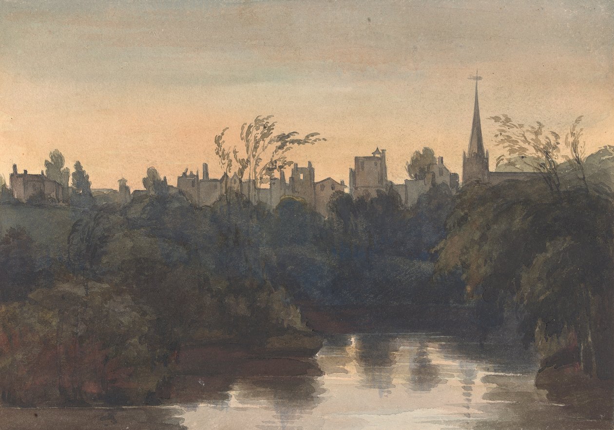 Stadtszene am Fluss von Thomas Sully
