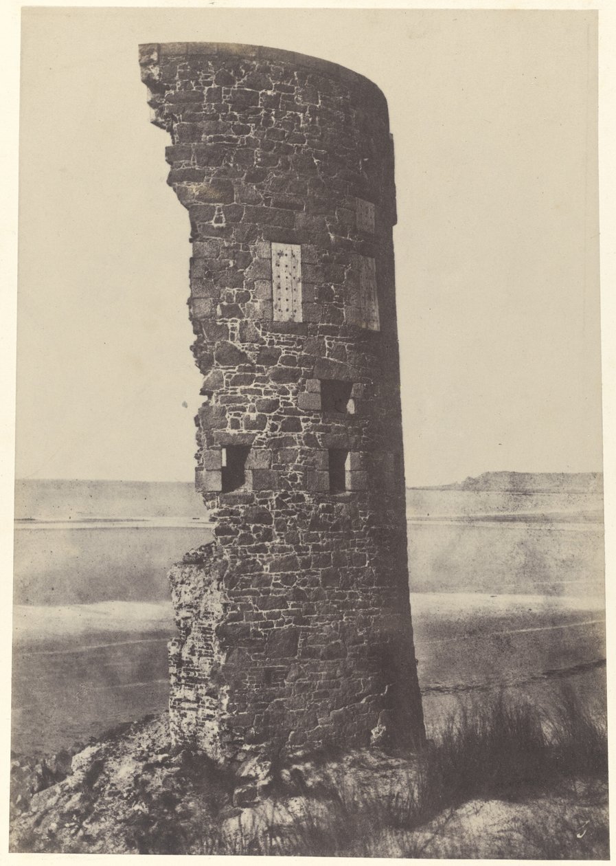 Turm vom Blitz getroffen, Saint-Ouen-Bucht von Thomas Sutton