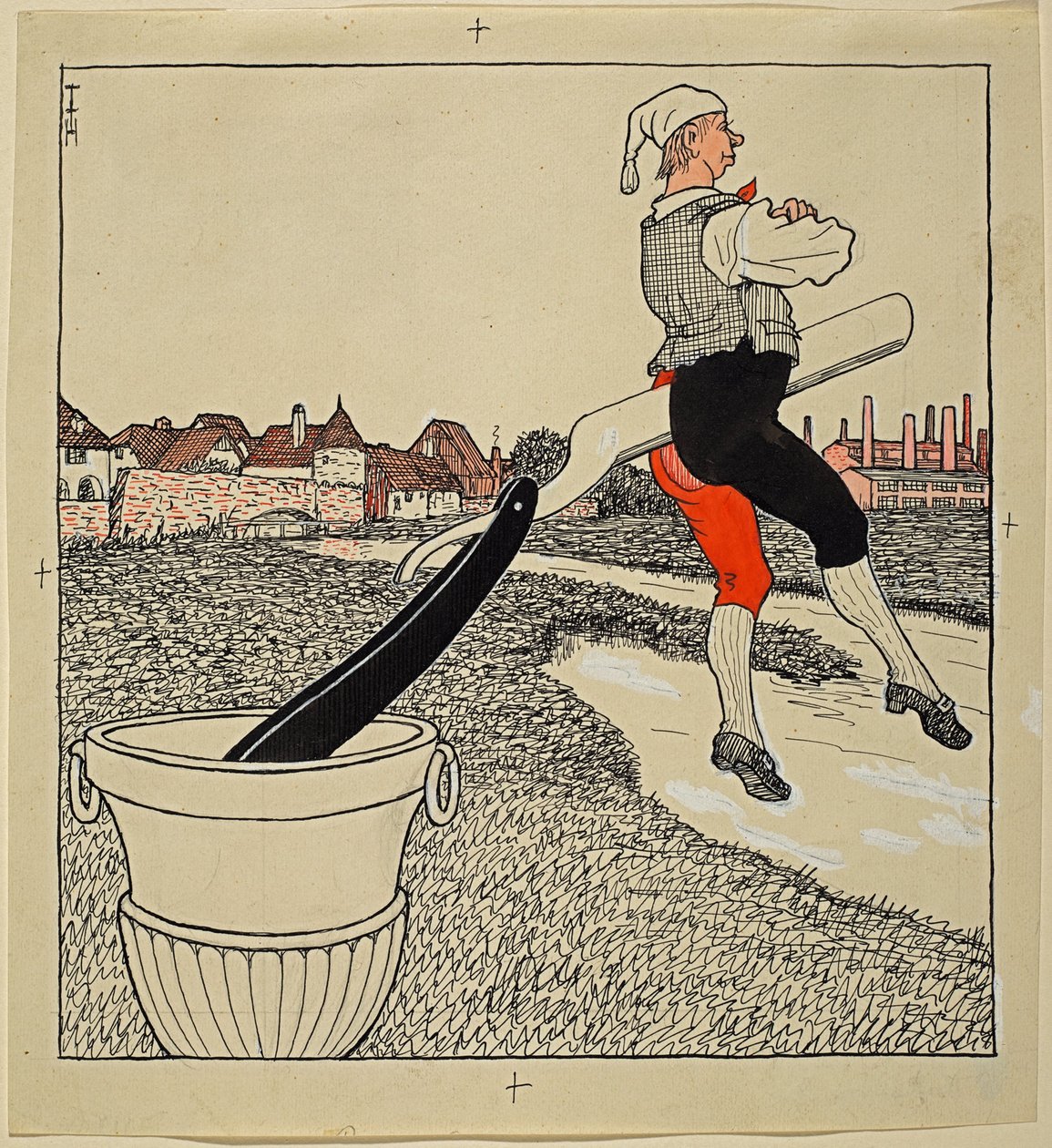 Reinliche Scheidung, Simplicissimus XXV/9 von Thomas Theodor Heine