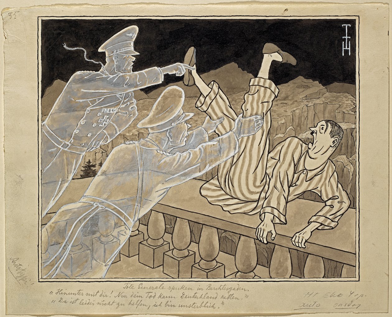 Tote Generale spuken in Berchtesgaden von Thomas Theodor Heine