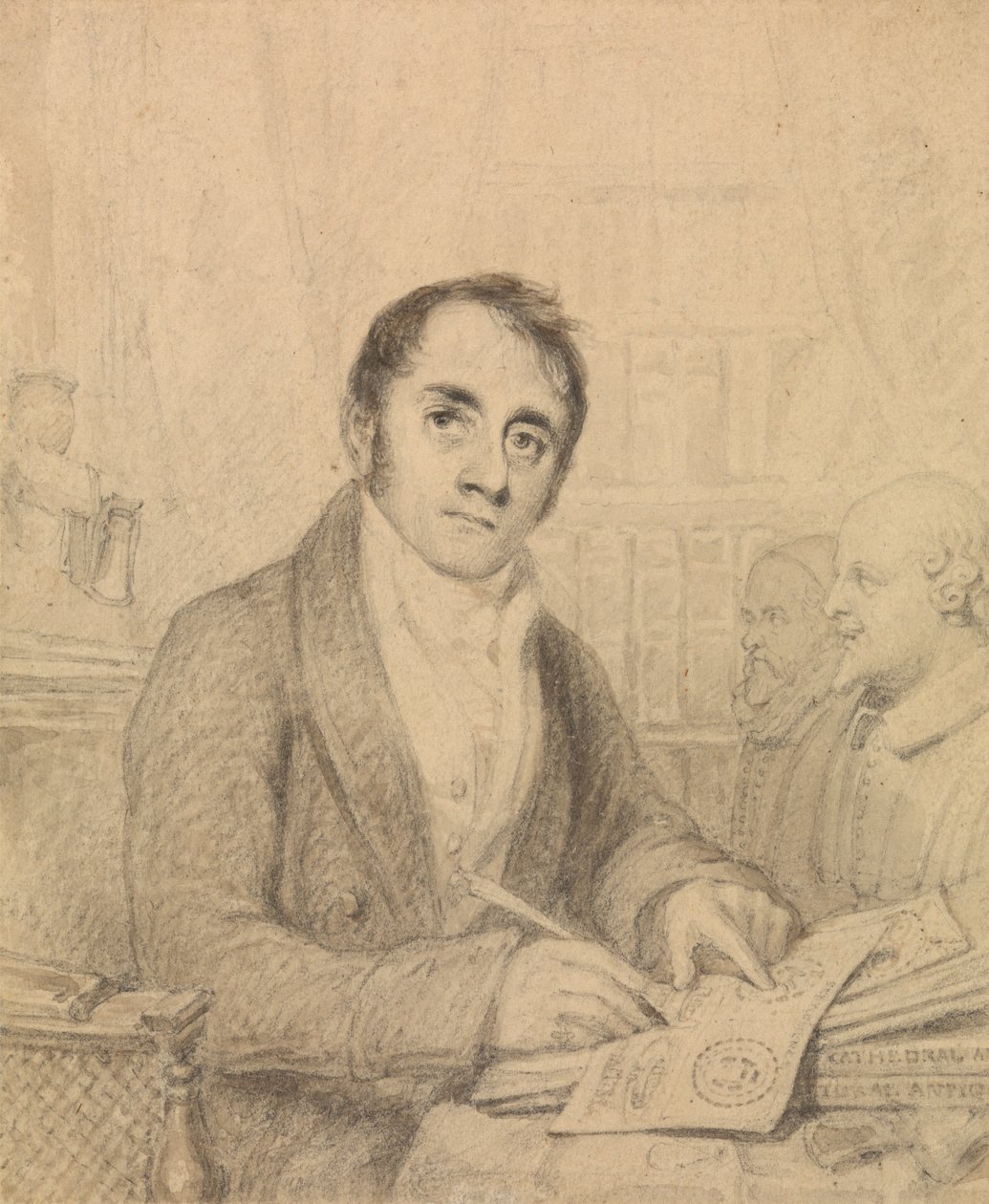 John Britton, F.S.A. von Thomas Uwins