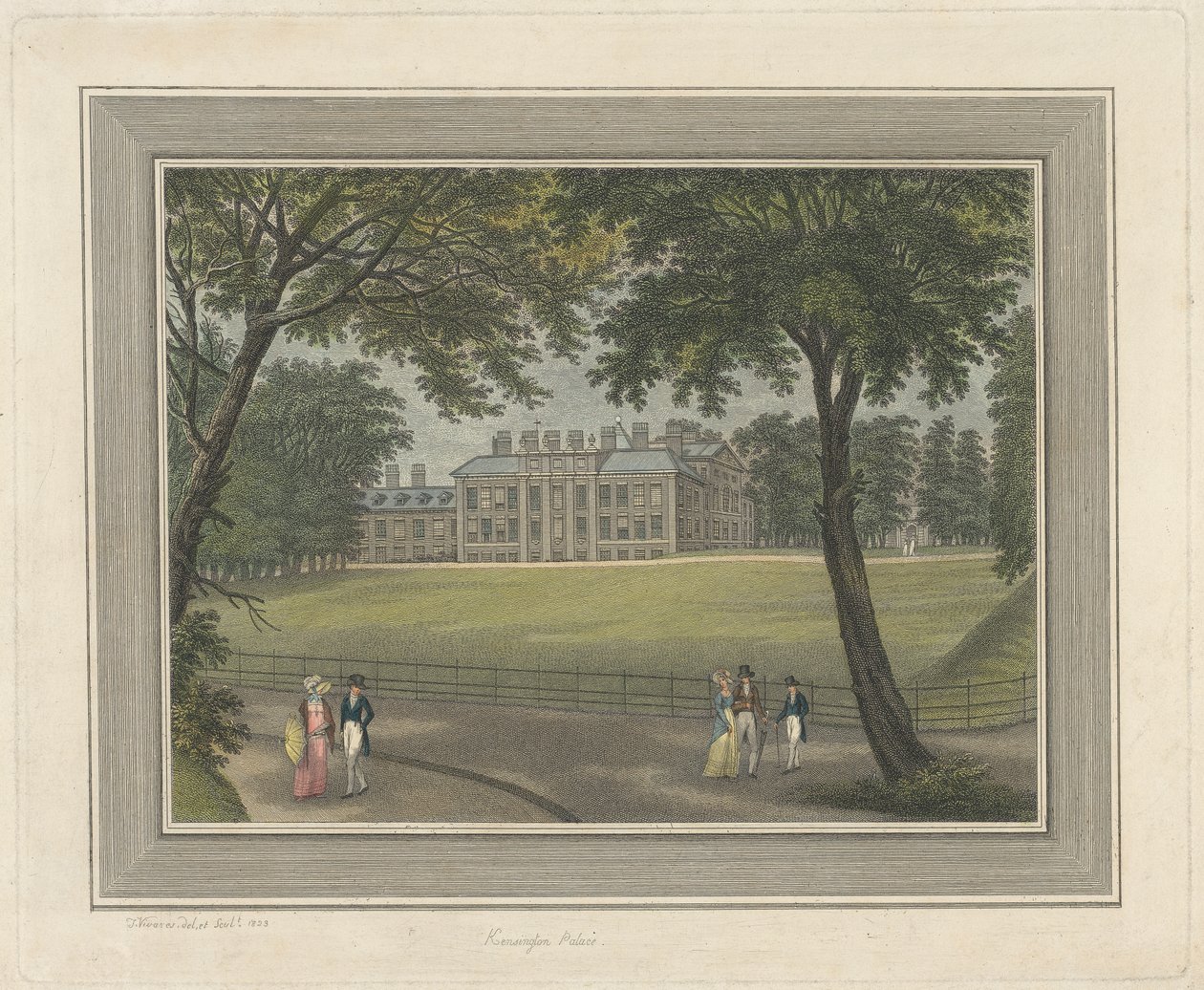 Kensington Palace von Thomas Vivares