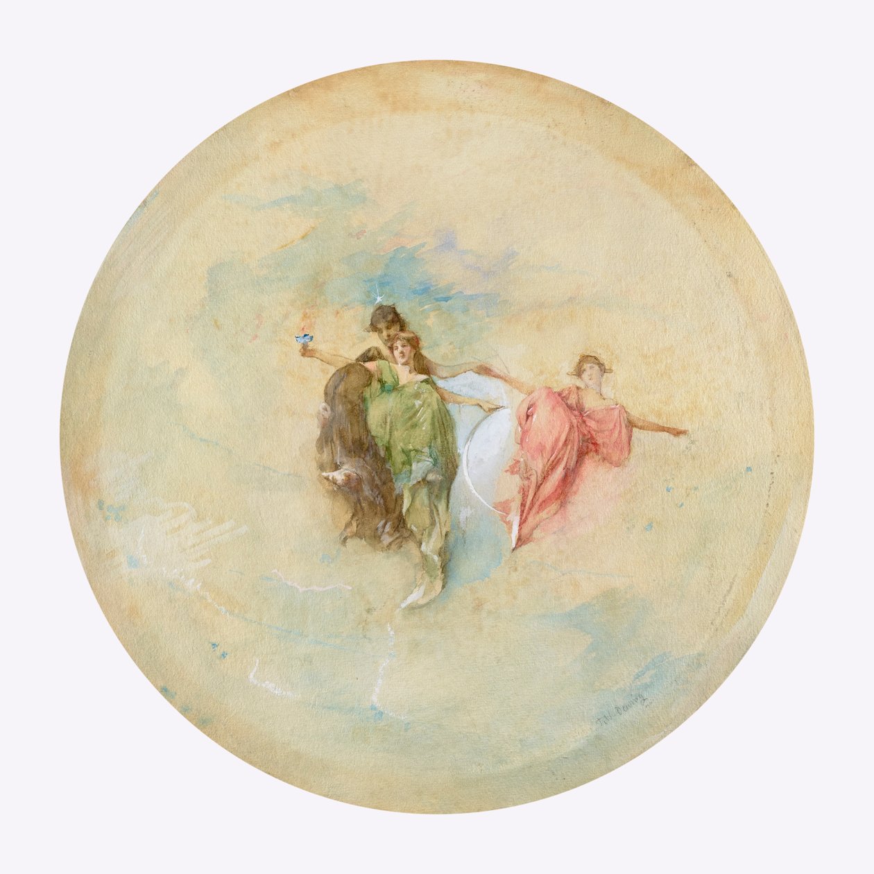 Morgendämmerung von Thomas Wilmer Dewing