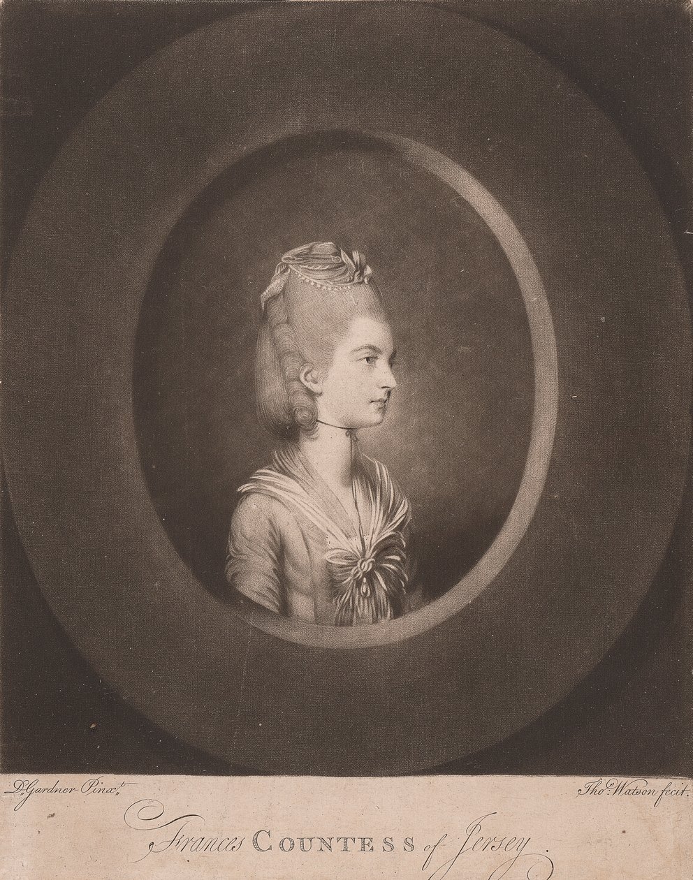 Frances Gräfin von Jersey von Thomas Watson