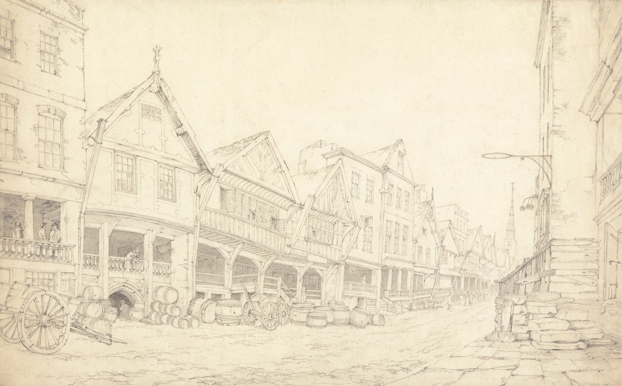 Watergate Street, Chester von Thomas Webster