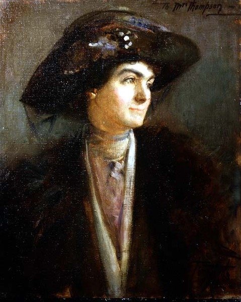 Büste von Mabel Persis von Thomas William Roberts