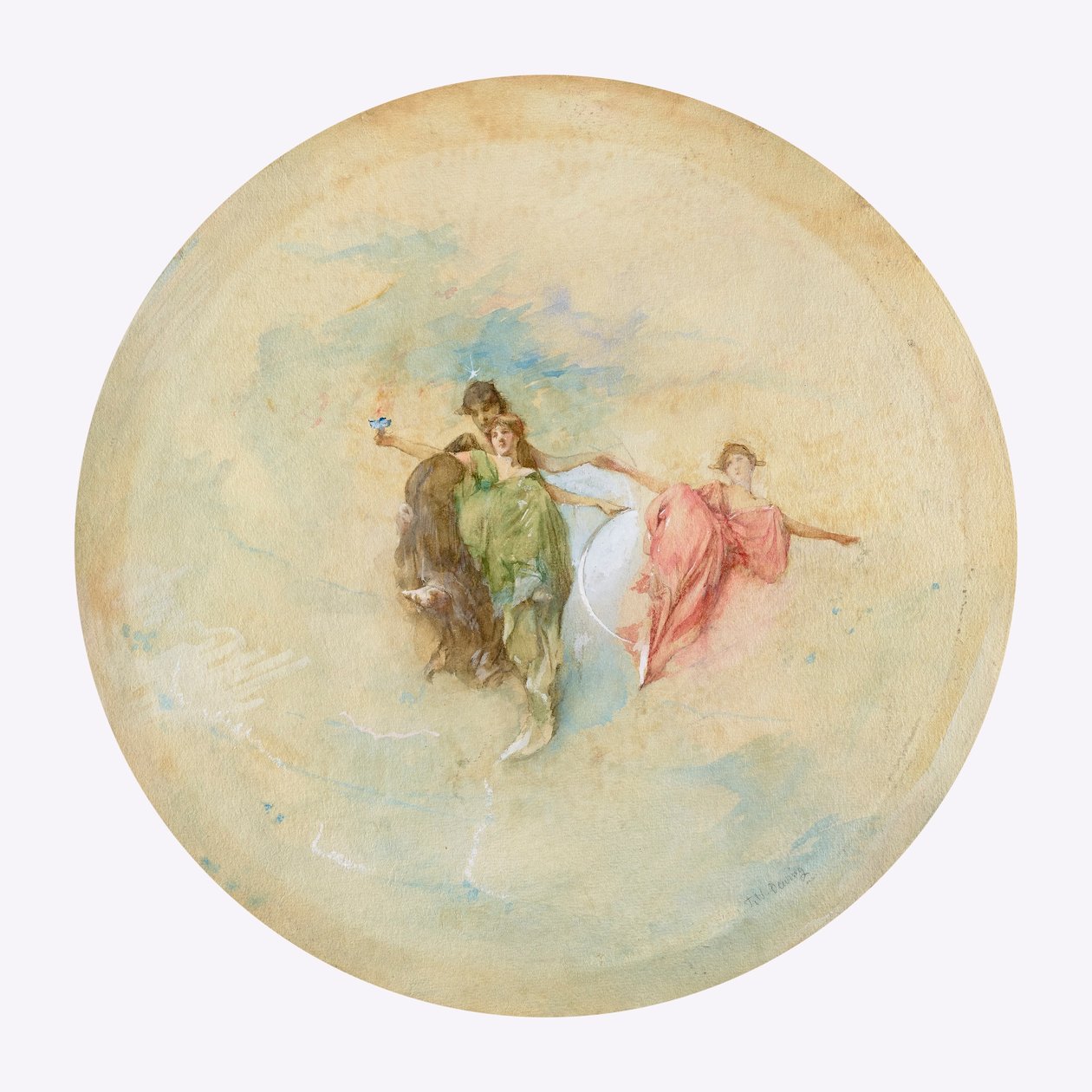 Morgendämmerung von Thomas Wilmer Dewing