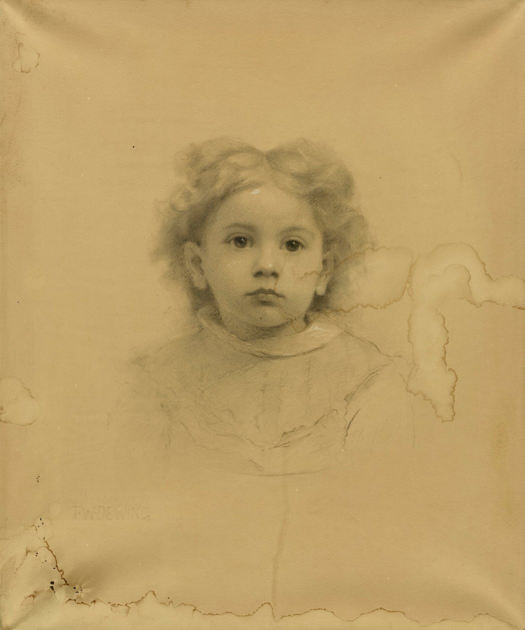 Porträt von Ethel D. Puffer von Thomas Wilmer Dewing