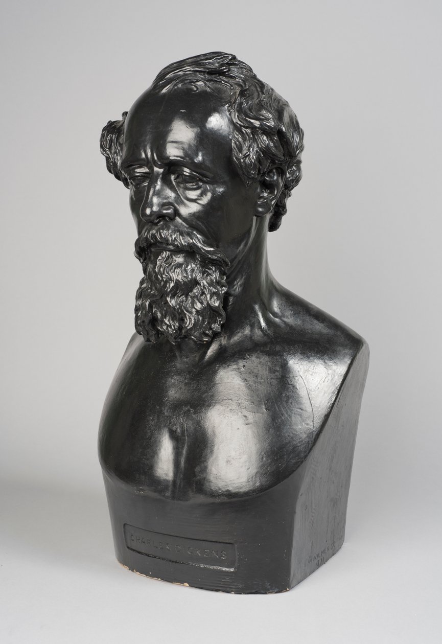 Kopie einer Büste von Charles Dickens von Thomas Woolner