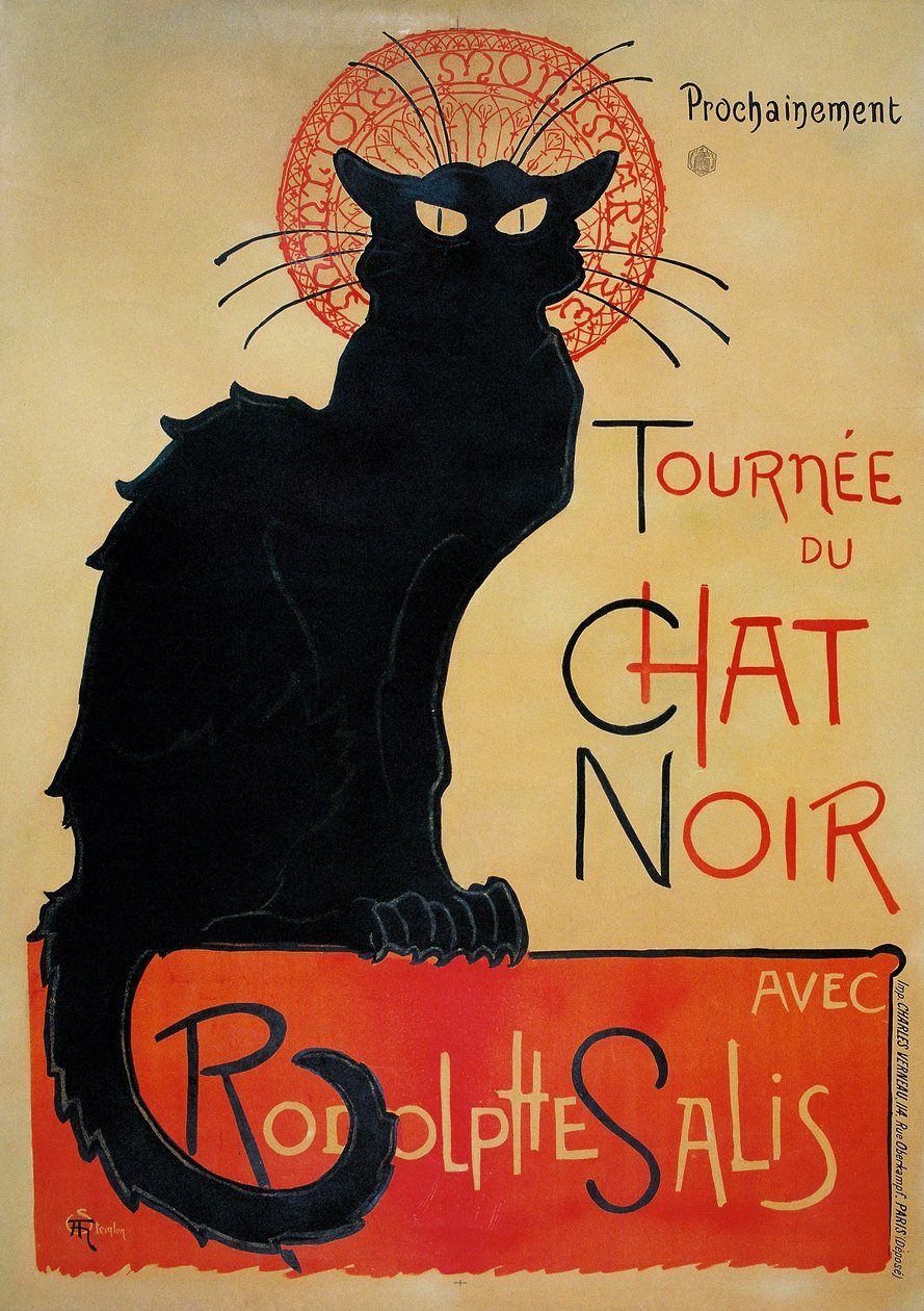 Tournée du Chat Noir von Théophile Alexandre Steinlen