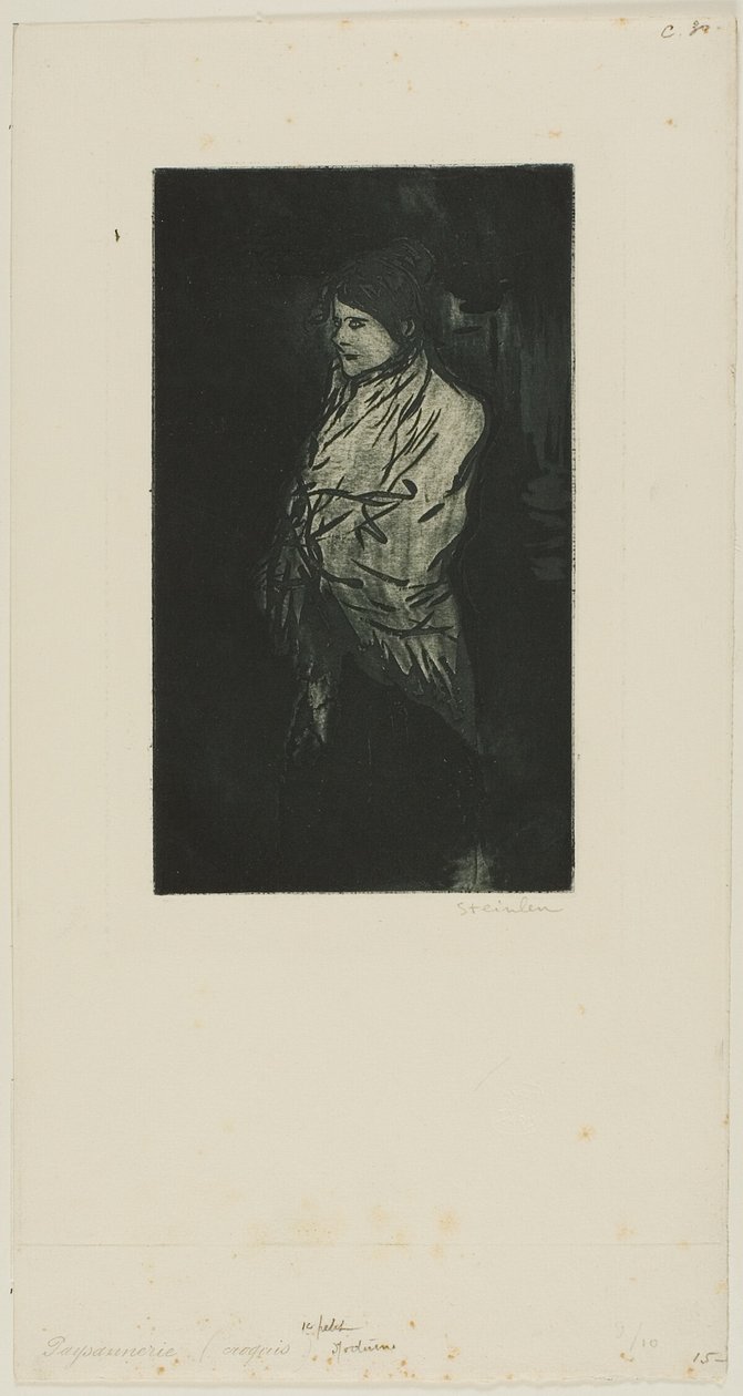 Erstes kleines Nachtstück von Théophile Alexandre Pierre Steinlen