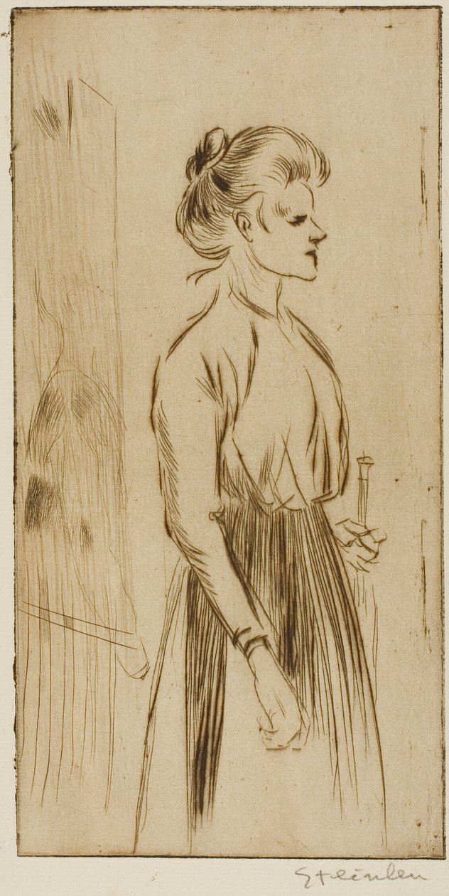 Harte Frau von Théophile Alexandre Pierre Steinlen