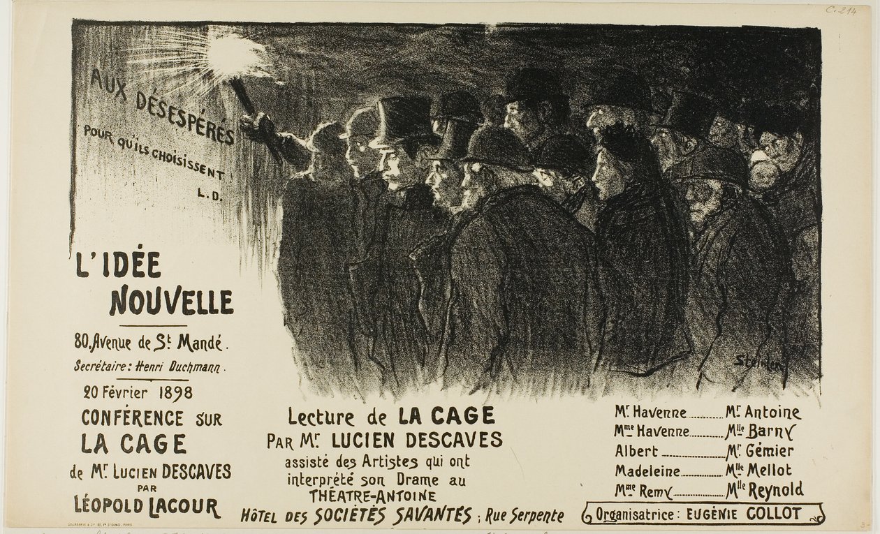Die Neue Idee von Théophile Alexandre Pierre Steinlen