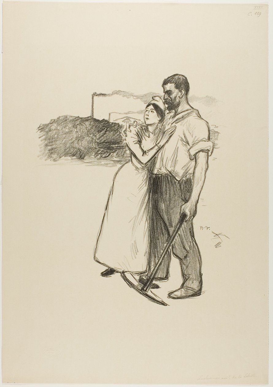 Letzter Zufluchtsort der Freiheit von Théophile Alexandre Pierre Steinlen