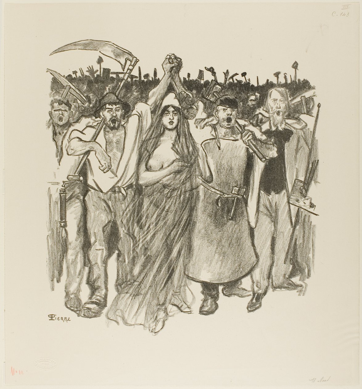 18. März von Théophile Alexandre Pierre Steinlen
