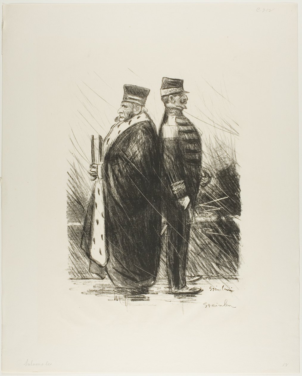 Grüßt sie! von Théophile Alexandre Pierre Steinlen