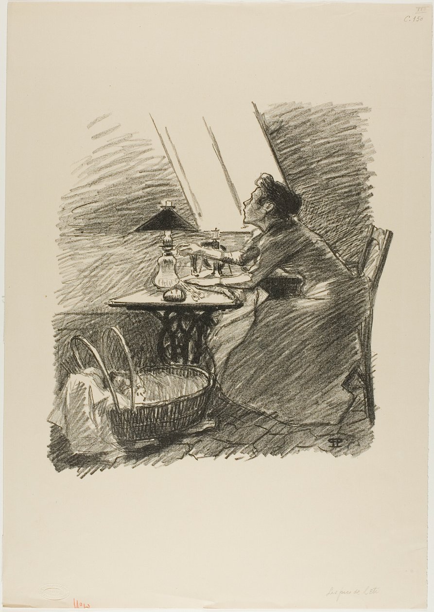 Die Freuden des Sommers von Théophile Alexandre Pierre Steinlen