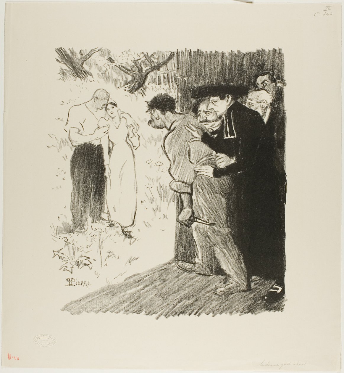 Der letzte Hinterhalt von Théophile Alexandre Pierre Steinlen