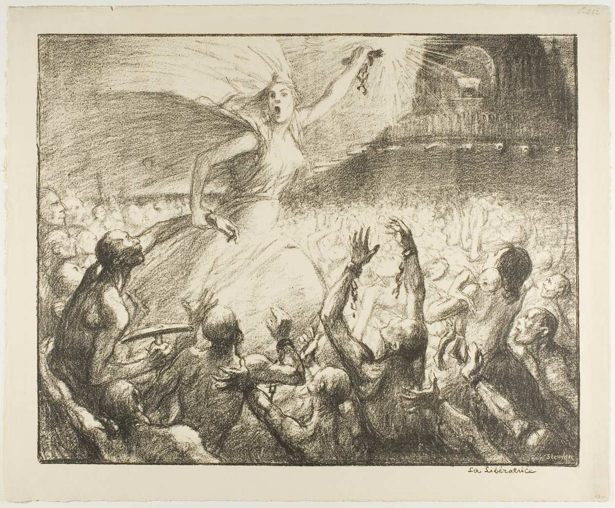 Der Befreier von Théophile Alexandre Pierre Steinlen