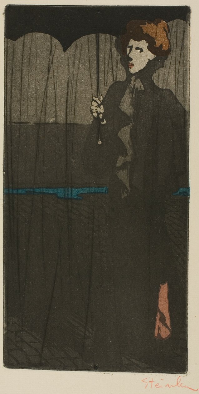 Der Schauer von Théophile Alexandre Pierre Steinlen