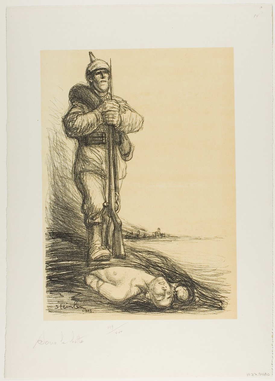 Unter dem Stiefel von Théophile Alexandre Pierre Steinlen