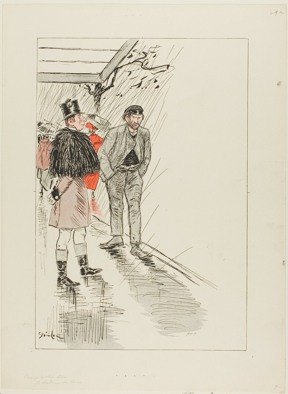 Landstreicher von Paris von Théophile Alexandre Pierre Steinlen