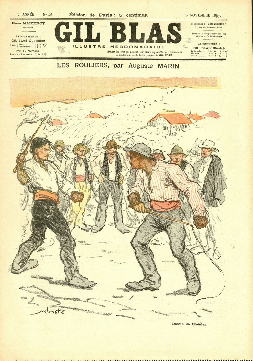 Cover von „Gil Blas“ von Théophile Alexandre Steinlen
