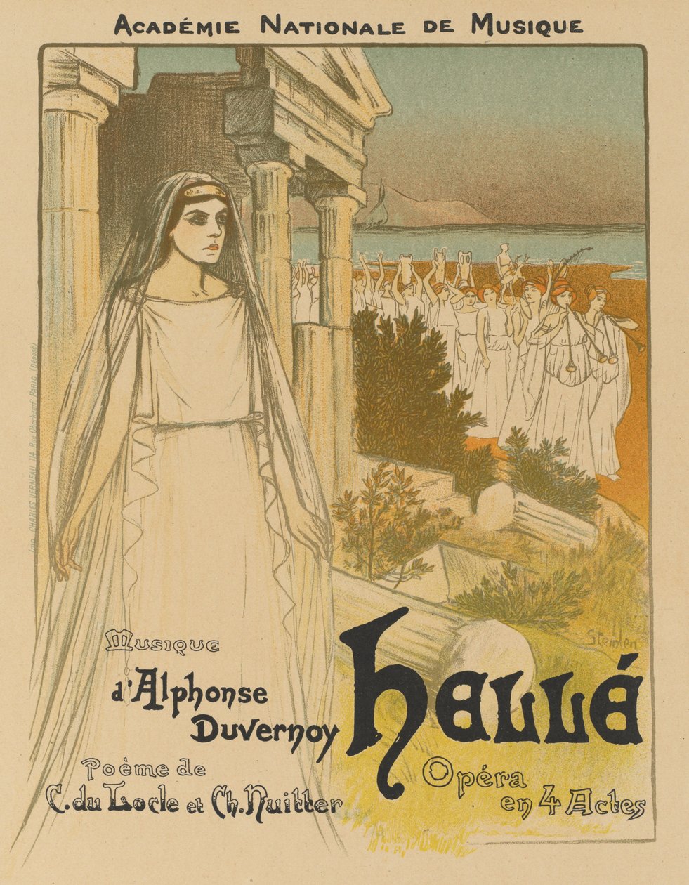 Hellé, 1896 von Théophile Alexandre Steinlen