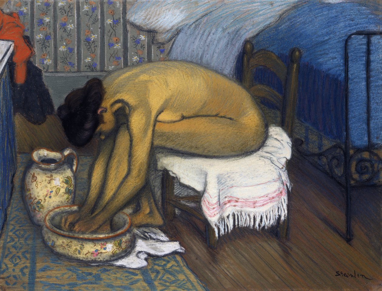 Das Bad, 1902 von Théophile Alexandre Steinlen
