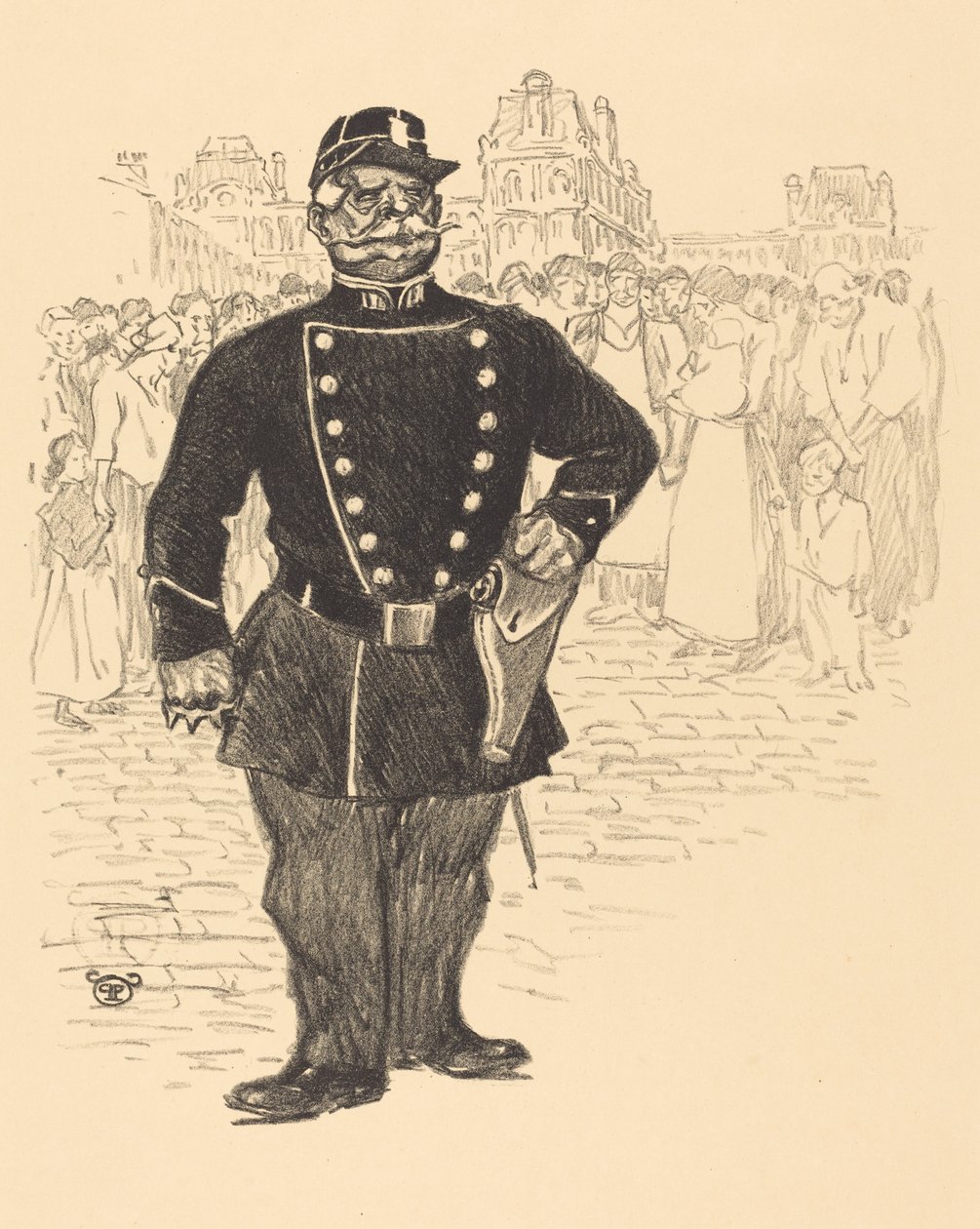 Frieden auf den Straßen von Théophile Alexandre Steinlen