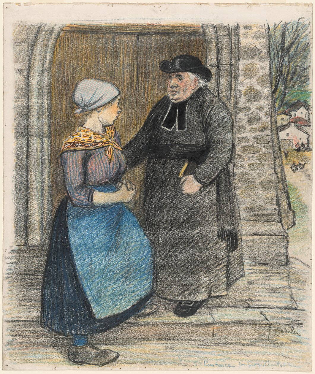 Buße von Théophile Alexandre Steinlen