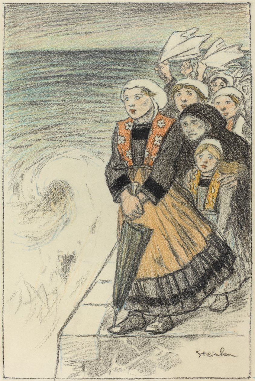 Frauen der Seeleute, 1896 von Théophile Alexandre Steinlen