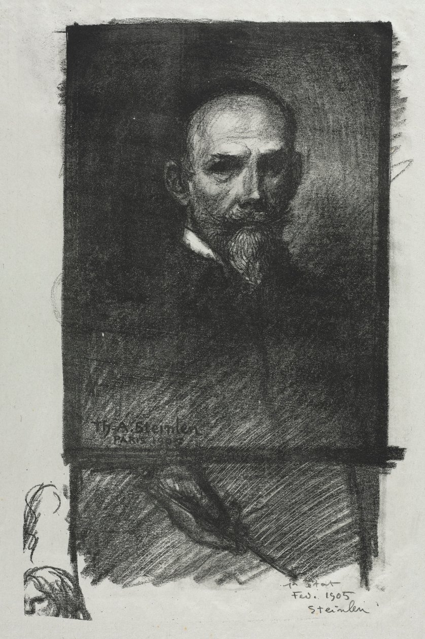 Selbstporträt von Théophile Alexandre Steinlen