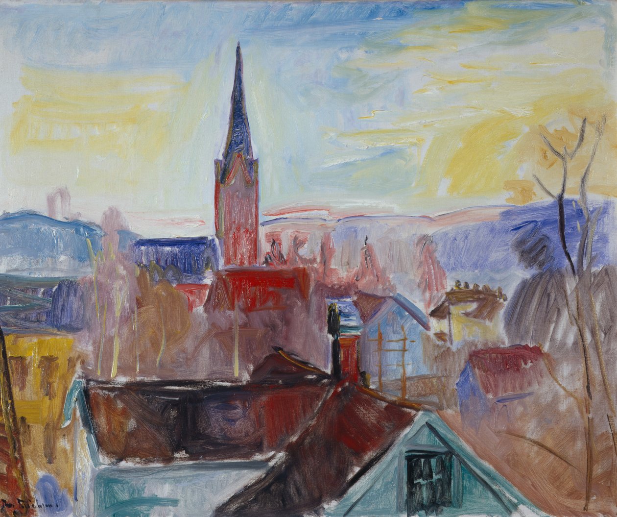 Kirchturm, Lillehammer von Thorvald Erichsen