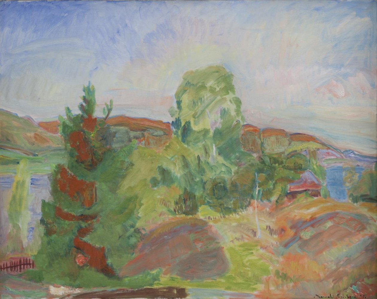 Mittsommer. Landschaft von Thorvald Erichsen